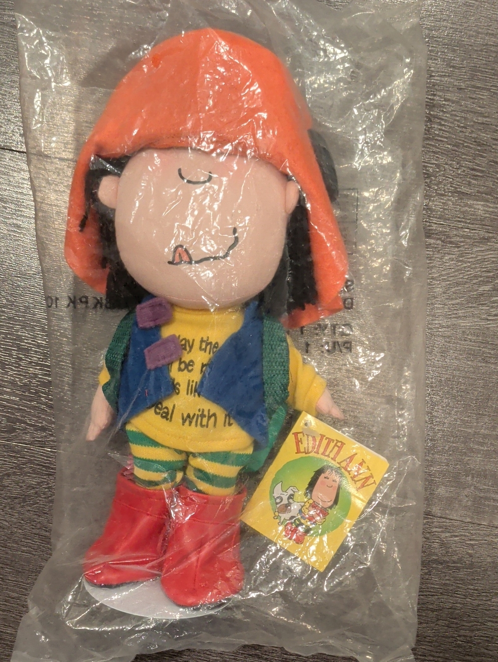 Vintage Edith Ann Doll Lily Tomlin Collectible Plush New In Package